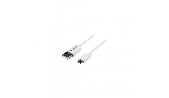 StarTech 0.5m valge Micro USB kaabel - A to Micro B
