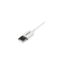 "StarTech 2m White Micro USB Cable - A to Micro B"
