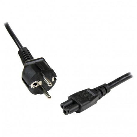 "StarTech 2m 3 Prong Laptop Power Cord Schuko CEE7 to C5 Clover Leaf Power Cable Lead"
