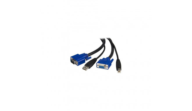 "StarTech 6 ft 2-in-1 USB KVM Cable"