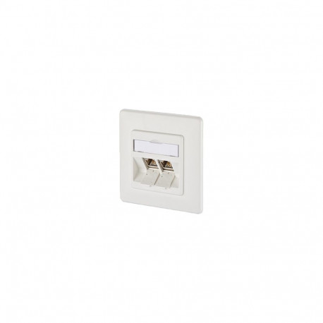 "METZ CONNECT BTR Dose UP/2 reinweiss E-DAT Modul 2 Ports Kat.6 Class E"