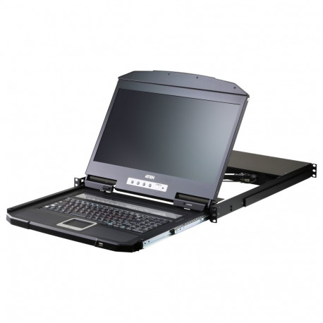 ATEN CL3116NX KVM-lüliti, 18,5-tolline TFT, VGA, PS/2-USB, 16-pordiline, CH-paigutus