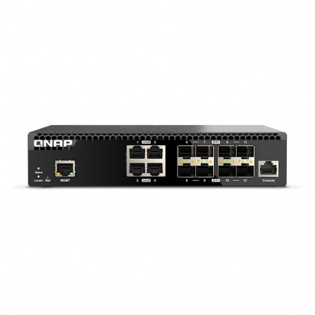 "QNAP QSW-M3212R-8S4T 10 GbE Switch Managed 12-Port"