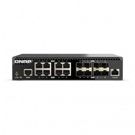 "QNAP QSW-M3216R-8S8T 10 GbE Switch Managed 16-Port"