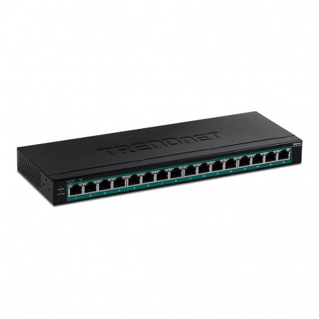 "TRENDNET TPE-TG160H 16-Port Gigabit PoE+ Switch 123W"