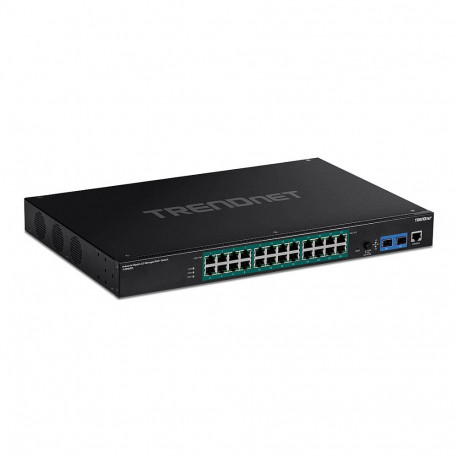 TRENDnet TI-RP262i 26-pordiline tööstuslik räkitav PoE+ Gigabit L2-hallatav kommutaator