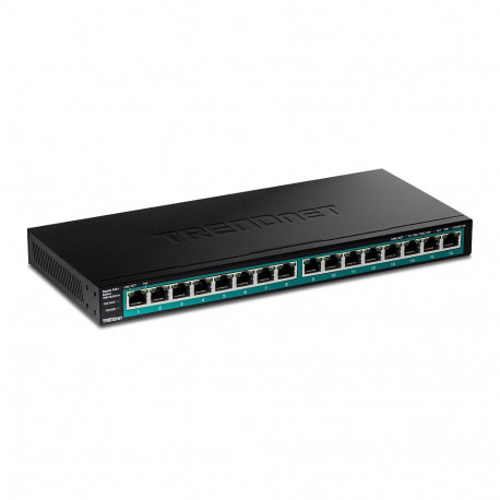 "TRENDnet TPE-TG161H 16 Port PoE Switch Gigabit PoE+ Switch 120W"