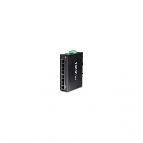 TRENDnet TI-G80 8-Port tugevdatud tööstuslik Gigabit DIN-Rail kommutaator