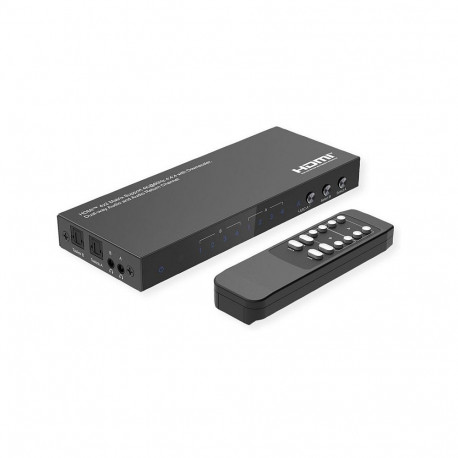 VALUE 4K HDMI maatrikslüliti, 4 x 2, kaugjuhtimispuldiga