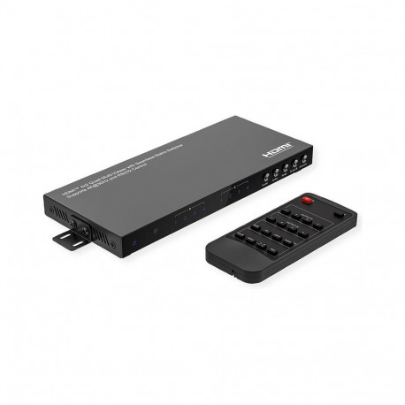 "VALUE HDMI Matrix Switch, 4x2 QUAD Multi-Viewer, nahtlose Umschaltung"