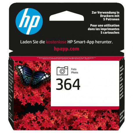 HP tindikassett CB317EE No.364 3ml, fotomust