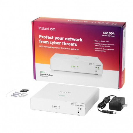 HPE Networking Instant On turvavüüs 4-port Gigabit SG1004 EU