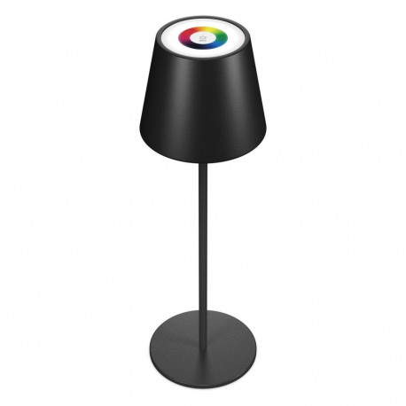RealPower LED-RGB must hämardatav akuga laualamp