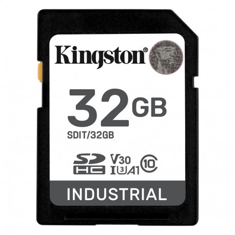 Kingston 32GB HC Industrial mälukaart -40C to 85C retail