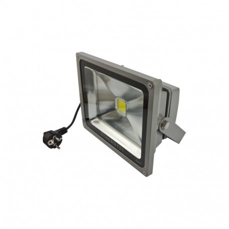 "Synergy 21 LED Spot Outdoor Baustrahler 50W graues Gehäuse - warmweiß V2"
