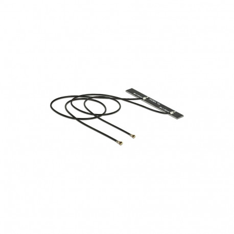 "DELOCK WLAN Doppelantenne 2 x MHF IV / HSC MXHP32 kompatibler Stecker 802.11 ac/a/h/b/g/n 5 dBi 250