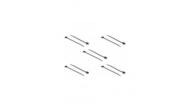 "Delock Kabelbinder mit Spreizanker L 140 x B 4 mm schwarz 10 Stück"