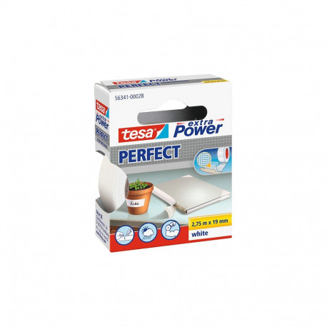 "Tesa Gewebekleb. 2,75m x 19mm extra Power wei Perfekt 56341"
