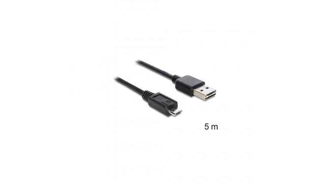 "DELOCK Kabel EASY USB 2.0-A > Micro-B Stecker/Stecker 5 m"