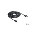 "DELOCK Kabel EASY USB 2.0-A > Micro-B Stecker/Stecker 5 m"