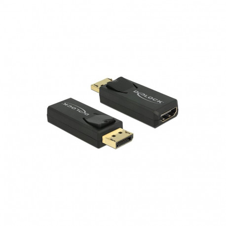 Adapter DisplayPort 1.2 pistik > HDMI pesa 4K passiivne, must