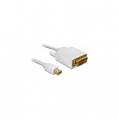 Delock DP mini - DVI kaabel 2m valge