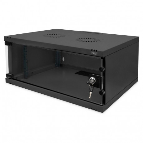 "DIGITUS Wandgehäuse SOHO 4HE 241x540x400mm schwarz unm."