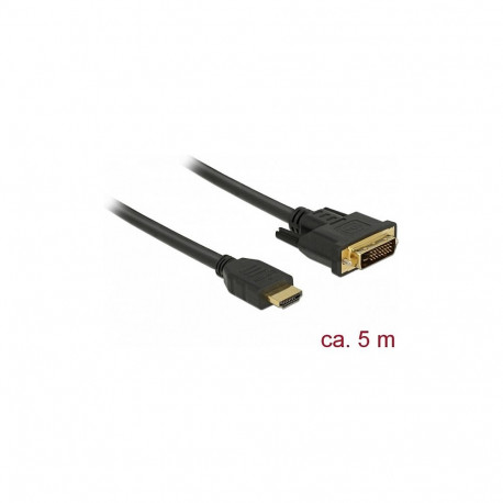 "DELOCK HDMI zu DVI 24+1 Kabel bidirektional 5 m"
