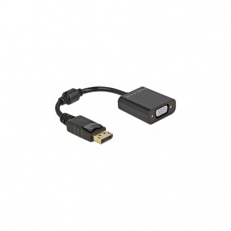 "Adapter DisplayPort 1.2 Stecker zu VGA Buchse schwarz"