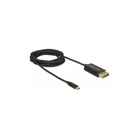 "DELOCK USB Kabel Type-C zu DisplayPort DP Alt Mode 4K 60Hz 2m koaxial"
