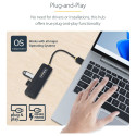 StarTech 4-PORT USB-A kaasaskantav jaotur 5GBPS