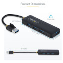 StarTech 4-PORT USB-A kaasaskantav jaotur 5GBPS