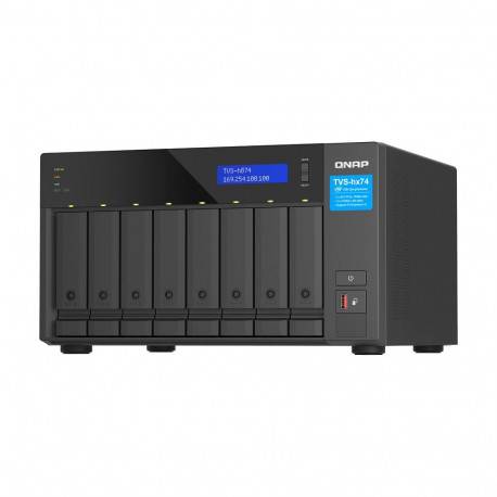 QNAP TVS-H874X-I9-64G 8-bay QuTS hero NAS-seade Intel Core i9-12900 16-core 64GB RAM