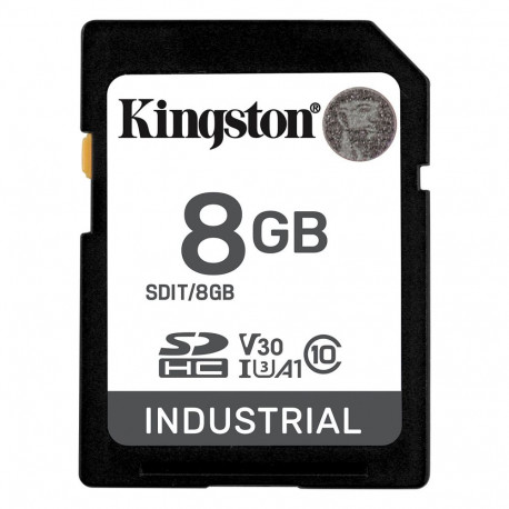 Kingston 8GB HC tööstuslik mälukaart -40C to 85C retail