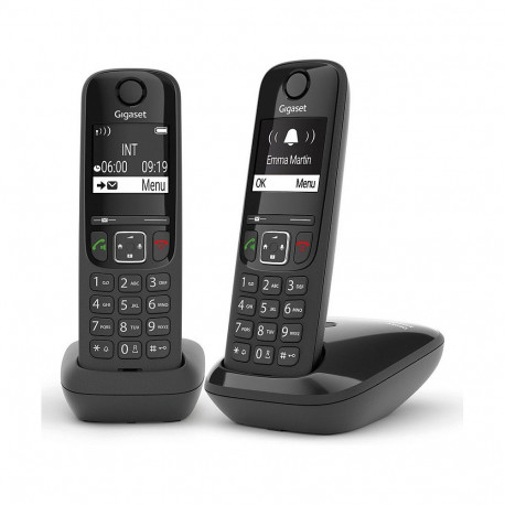 "Gigaset AS690 Duo schwarz int."