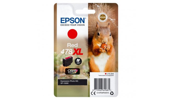 Epson 478 C13T04F54010 punane HC