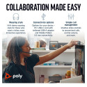 HP Poly Blackwire 3225 stereo USB-C peakomplekt + 3.5mm pistik + USB-C/A adapter (bulk) (209747-201/