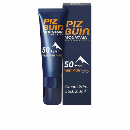 PIZ BUIN MOUNTAIN SPF50+ suncream 20 ml + lipstick F20 2,3 ml