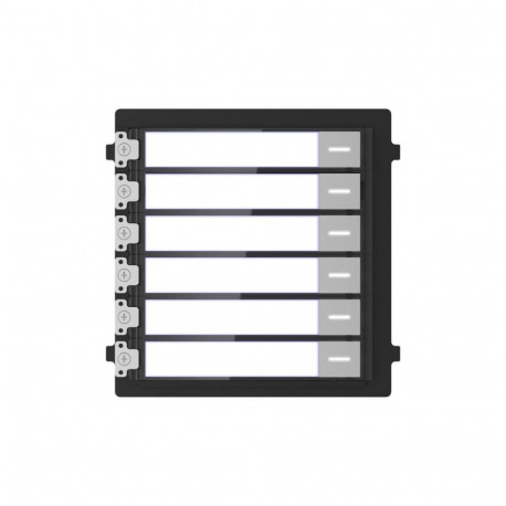 Call module (6 buttons) HIKVISION DS-KD-KK