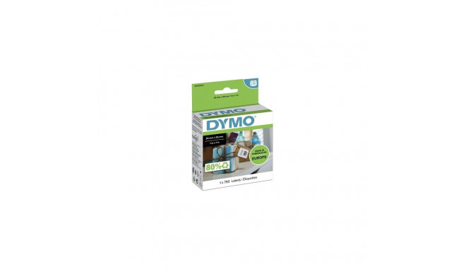 DYMO Authentic LabelWriter Small Multi-Purpose Labels | 25mm x 25mm | Roll of 750 Easy-Peel Labels |