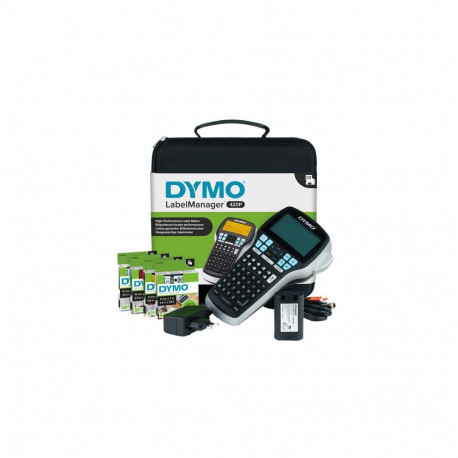 DYMO LabelManager 420P High Performance Rechargeable Portable Label Maker Kit | ABC Keyboard with 4 