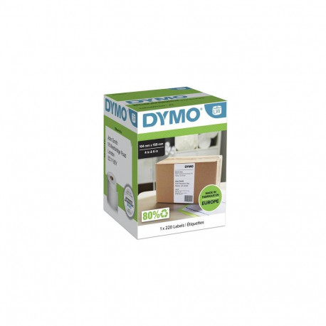 DYMO Authentic LabelWriter Extra Large Shipping Labels | 104 mm x 159 mm | Self Adhesive | Roll of 2