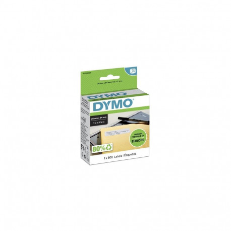 DYMO Authentic LabelWriter Return Address Labels | 25 mm x 54 mm | Self-Adhesive | Roll of 500 Easy-