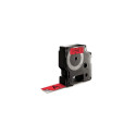 DYMO Authentic D1 Labels | Black Print on Red Tape | 19 mm x 7 m | Self-Adhesive Labels for LabelMan