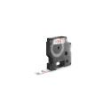 DYMO Authentic D1 Labels | Red Print on White Tape | 12 mm x 7 m | Self-Adhesive Labels for LabelMan