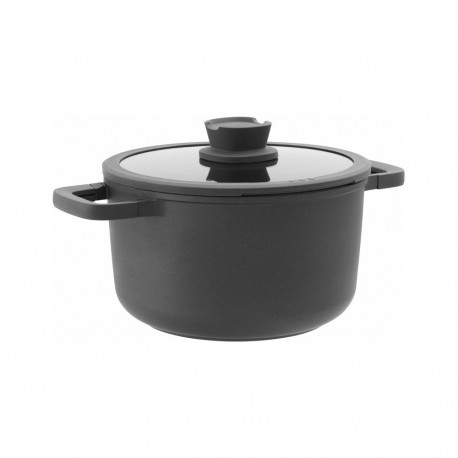 STOCKPOT STONE+ WITH LID 24X14CM 5.6L