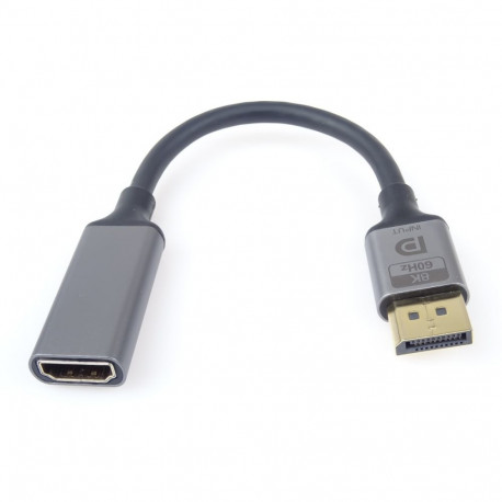PremiumCord Adapter DisplayPort to HDMI, 8K@60Hz, 4K@144Hz Male/Female, 20cm, gold plated