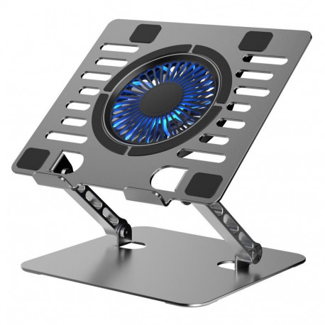 Cooling stand regulated for laptop ART P12 1 x USB A LED aluminium