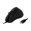 Ergonomic vertical mouse, USB, black