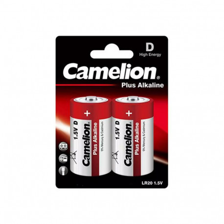 Battery - Camelion C Plus Alkaline D Size 1.5V 134.1g 2 pcs